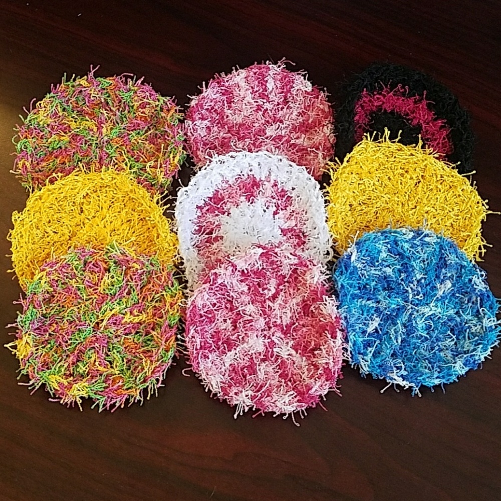 Handmade scrubbies